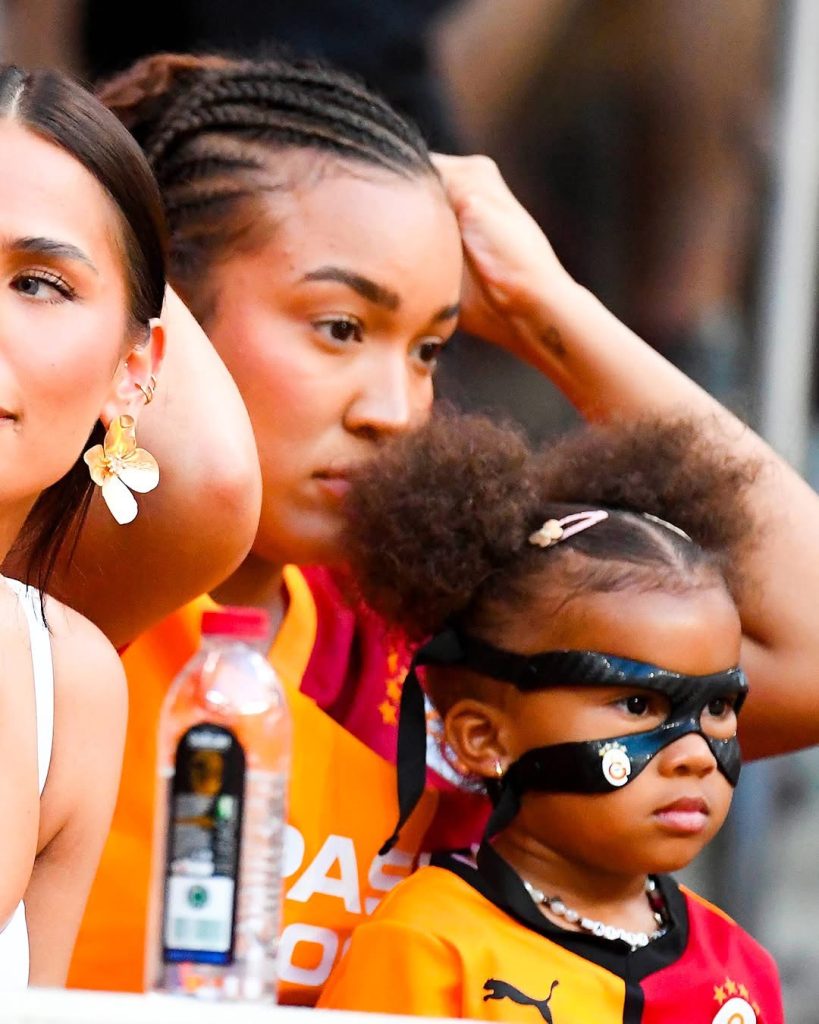 Stefanie Kim Ladewig during Victor Osimhen Galatasaray unveiling